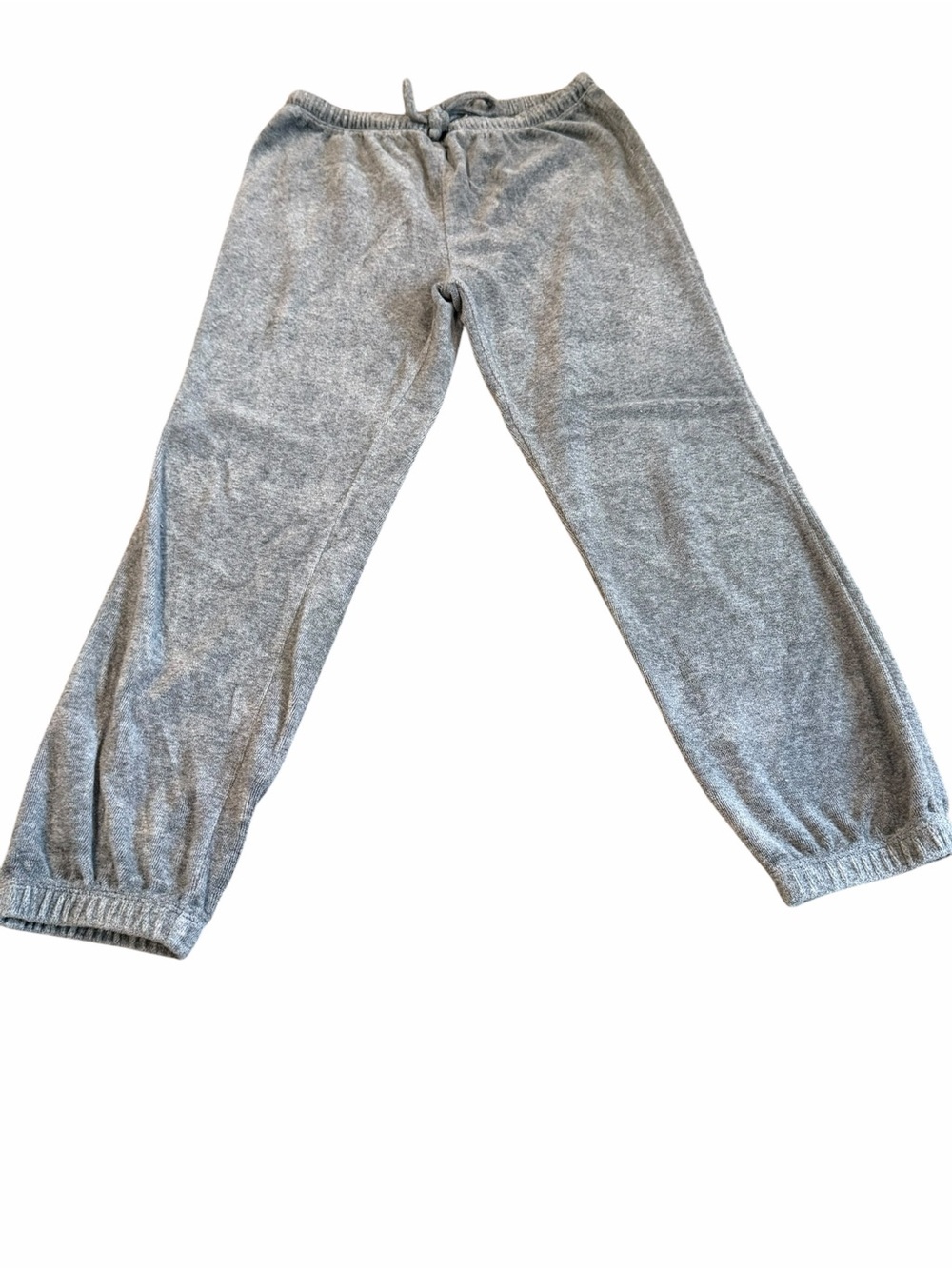 Splendid, Girls Gray Velour Drawstring Sweatpants, Size 10